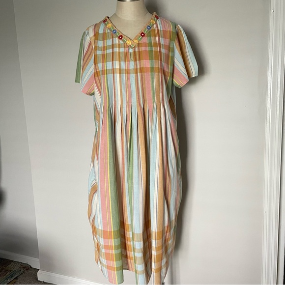 April Cornell Multicolor Striped Dress - Picture 1 of 10